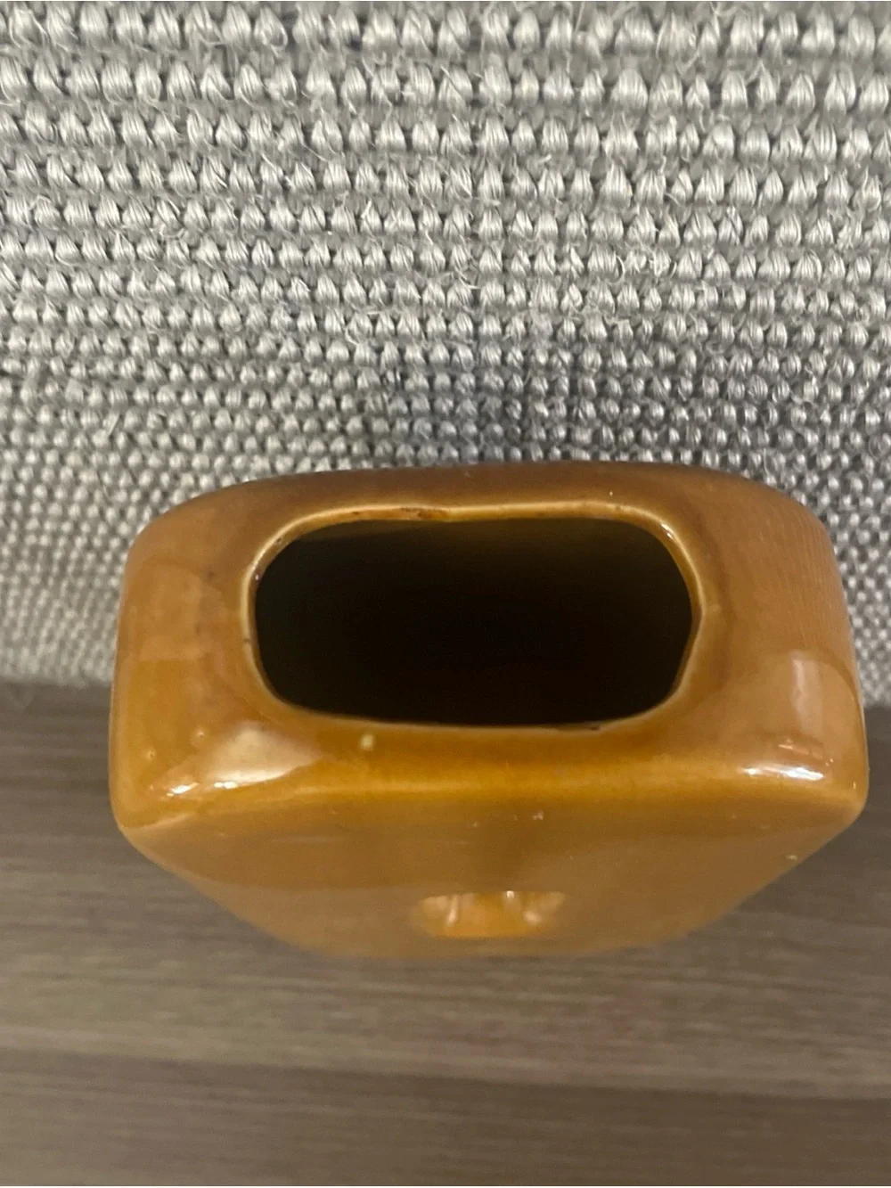 Mustard Yellow Ceramic Decorative Vase
